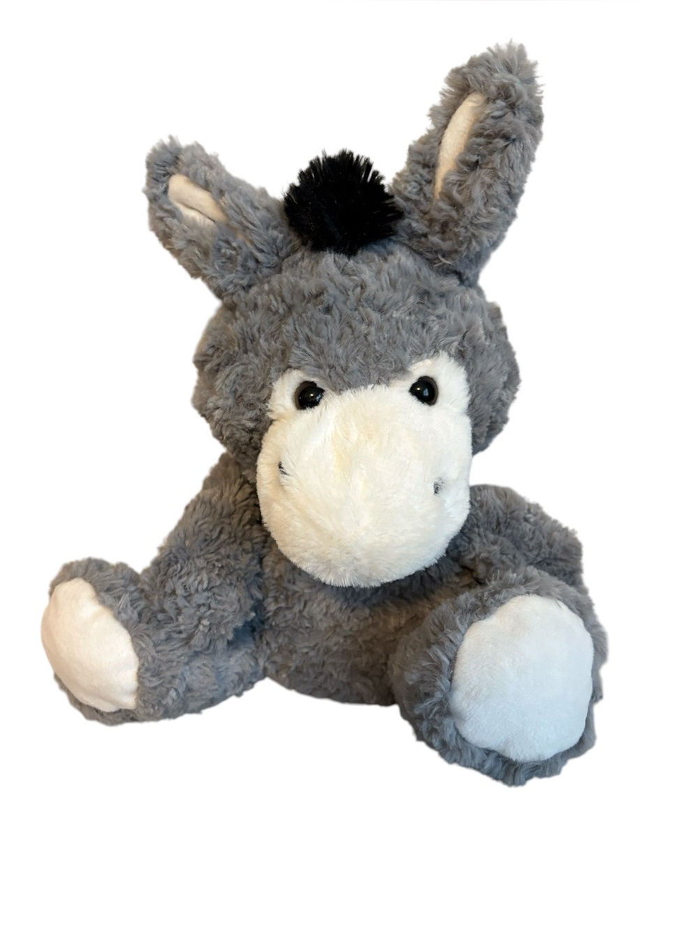 This & That Gray Donkey Soft Plush Hand Puppet Full Body Pretend Play Toy